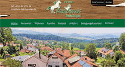 Desktop Screenshot of ferienhof-meininger.de